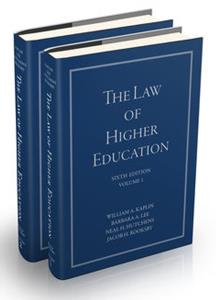 The Law of Higher Education